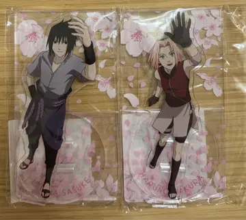 NARUTO 아크릴 스탠드 벚꽃 우치하 사스케 하루노 사쿠라