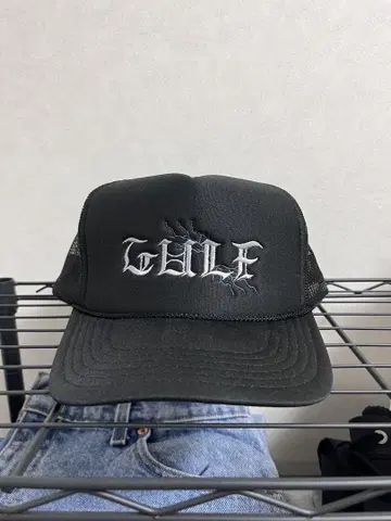 블랙 메쉬 캡