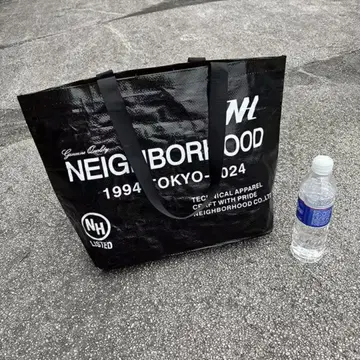 NEIGHBORHOOD 블랙 토트백