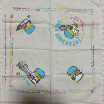 레츠 채팅 펭귄 손수건 쇼와 레트로
