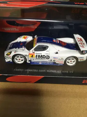 EBBRO 320R SUPER GT 2008 No.4 화이트/블루