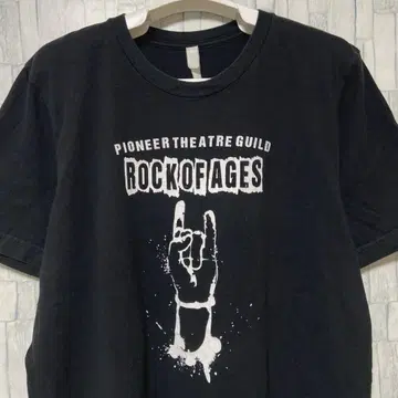 해외 구제 의류 뮤지컬 ROCK OF AGES 락 멜로익 사인