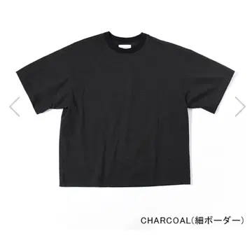 MARKAWARE 오가닉 수피마 보더 컴포트 핏 T
