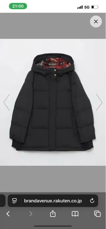 BLUE LABEL CRESTBRIDGE 리버서블 미들 다운