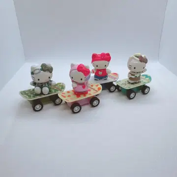 헬로키티 스케이트보드 피규어 4종 세트