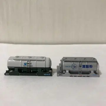 N 게이지 탱크 컨테이너 UT20A 2종 세트 (그린)
