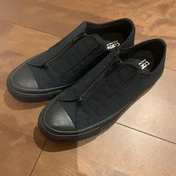 새상품급 CONVERSE ALL STAR 블랙 센터 지퍼 24.5