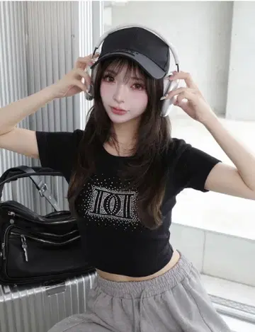 Darich 샤이니 DD 로고 컴팩트 티셔츠