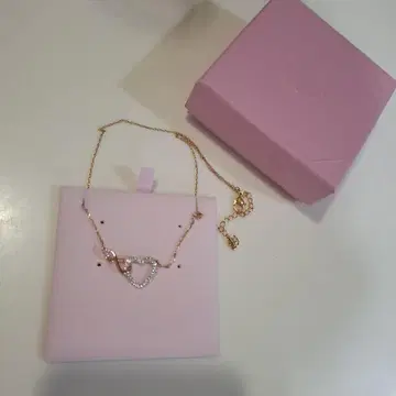 스와로브스키 SWAROVSKI 하트 목걸이 여성용