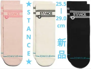 STANCE 새상품 3장 세트 BASIC QUARTER 양말 스탠스 L
