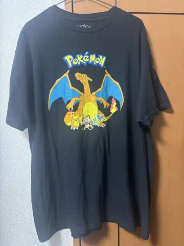 구제 의류] 포켓몬 POKEMON 오버 사이즈 티셔츠 XL 피카츄
