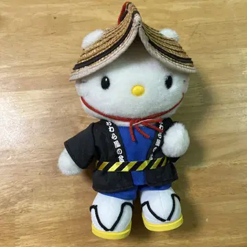 도야마 한정 디어다니엘 봉제 인형 엣추 오와라 버전 헬로키티