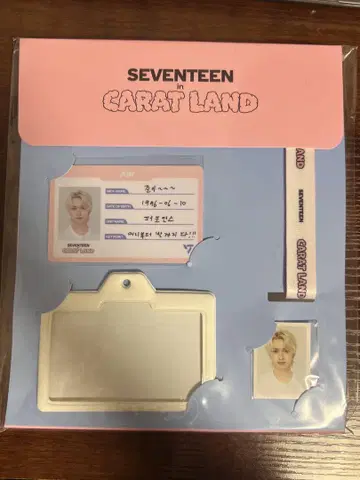 SEVENTEEN CARAT LAND ID 카드 홀더 준