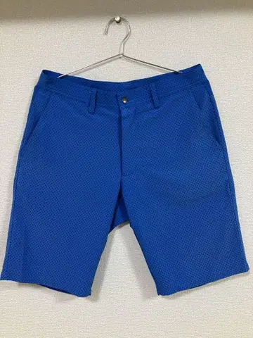 FJ 풋조이 FootJoy 남성용 골프 팬츠 M 사이즈 파랑 도트 무늬