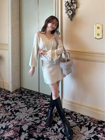 LILY BROWN 3피스 니트 셋업