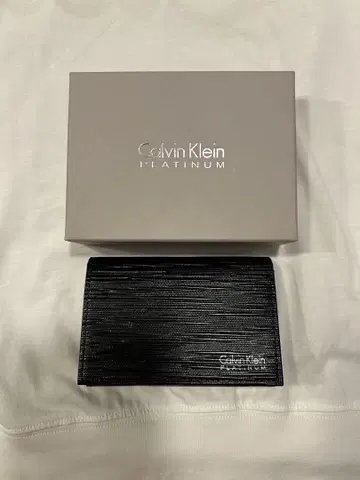 새상품급 캘빈클라인 플래티넘 명함 케이스