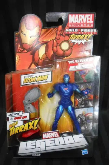 HASBRO TERRAX EXTREMIS 아이언맨 (아머 파랑) 6인치