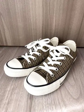 새상품 여성용 스니커즈 컨버스 올스타 23cm 브라운