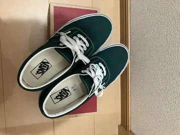 Vans 다크 그린 스니커즈 8.5