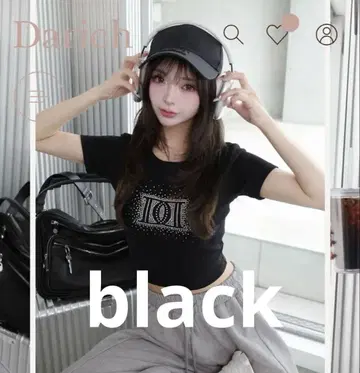 다리치 샤이니 DD 로고 컴팩트 티셔츠