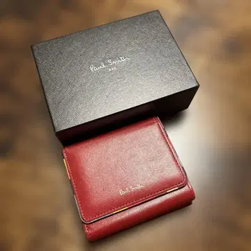 Paul Smith 3단 폴더형 지갑 레드