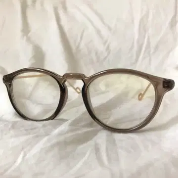 EVANS 에반스 그레이 풀 프레임 라운드 안경