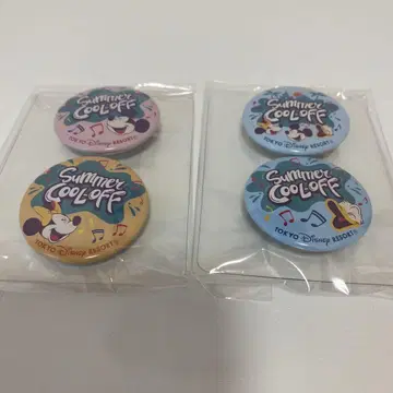 썸머 쿨 오프 캔뱃지 디즈니 미키 미니 도날드