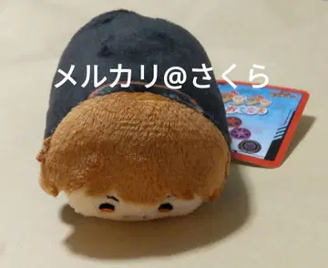 진키 겐바 분분 오테다마 분분저 분 오렌지 봉제 인형