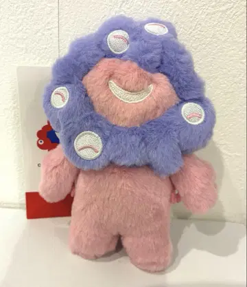 오사카 간사이 엑스포 밋밋한 파스텔 컬러 봉제 인형 키링 한정판