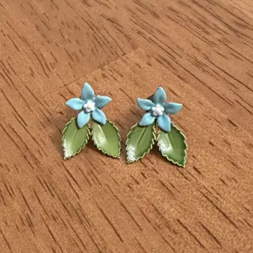 STAR JEWELRY 스타 주얼리 실버 플라워 귀걸이 꽃무늬