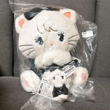 mikko BLACK RIBBON BIG 봉제 인형 마스코트 무스
