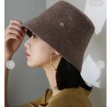 새상품급 즉시 완판템 SNIDEL 울 버킷햇 모카
