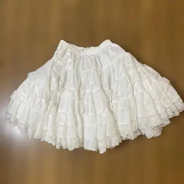 BODYLINE 바디라인 파니에 페티코트 화이트 프릴 코스프레
