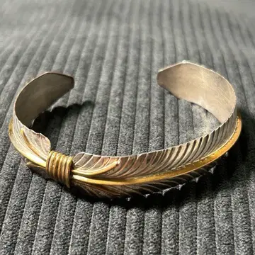 Navajo Indian Jewelry 페더 뱅글 sterling