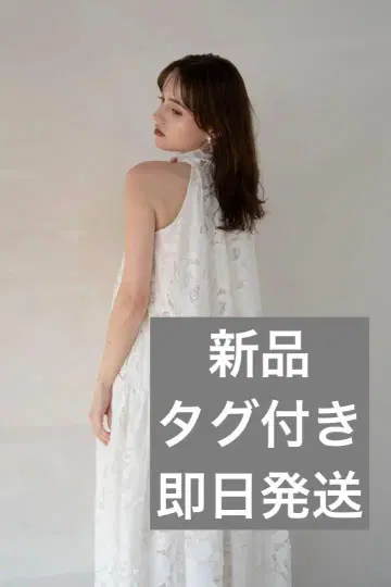 아카 꽃 레이스 드레스