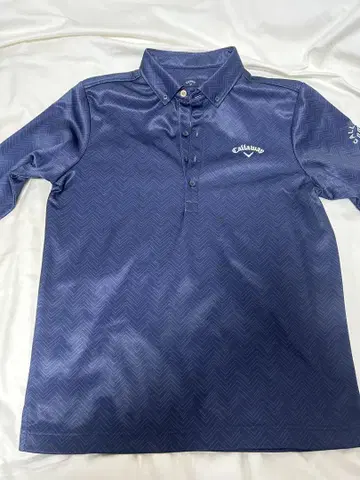 Callaway 네이비 긴팔 폴로셔츠 골프 스포츠