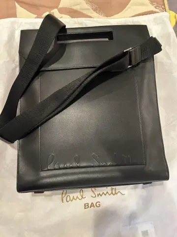 Paul Smith 블랙 가죽 숄더백