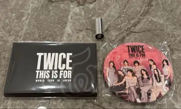 TWICE THIS IS FOR 업그레 혜택 트레이딩 카드 캔뱃지