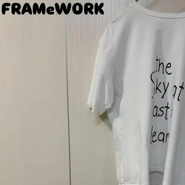 FRAMeWORK 티셔츠 화이트