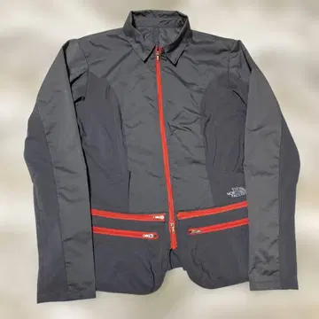 THE NORTH FACE 여성용 얇은 자켓 그레이/빨강