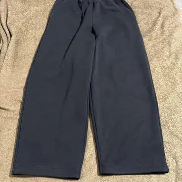 UNIQLO C 스웨트 와이드 팬츠 블랙 M 사이즈 새상품급