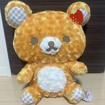 리락쿠마 딸기 디자인 봉제인형