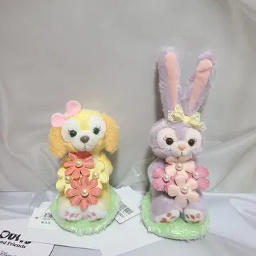 스프링 인 블룸 쿠키 앤 스텔라루 봉제인형 스트랩 2점
