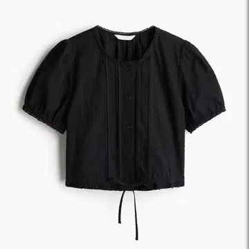 H&M 튈 코튼 블라우스