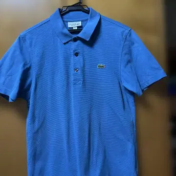 LACOSTE 피케 셔츠 파랑 M