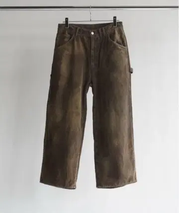ANCELLEM CORDEDVELVETEENPAINTER PANTS