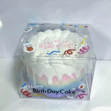 블룸 스퀴즈 해피 벌스데이 케이크