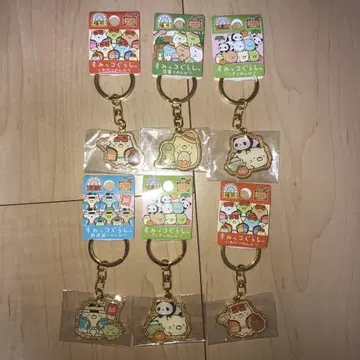 스미코구라시 아크릴 키링 6개 세트