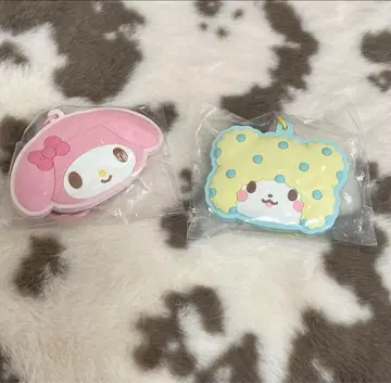 산리오 시크릿 러버 미러 키링