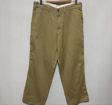 schott 베이지 치노 팬츠 34 x 34 샷 아메카지 워크 팬츠